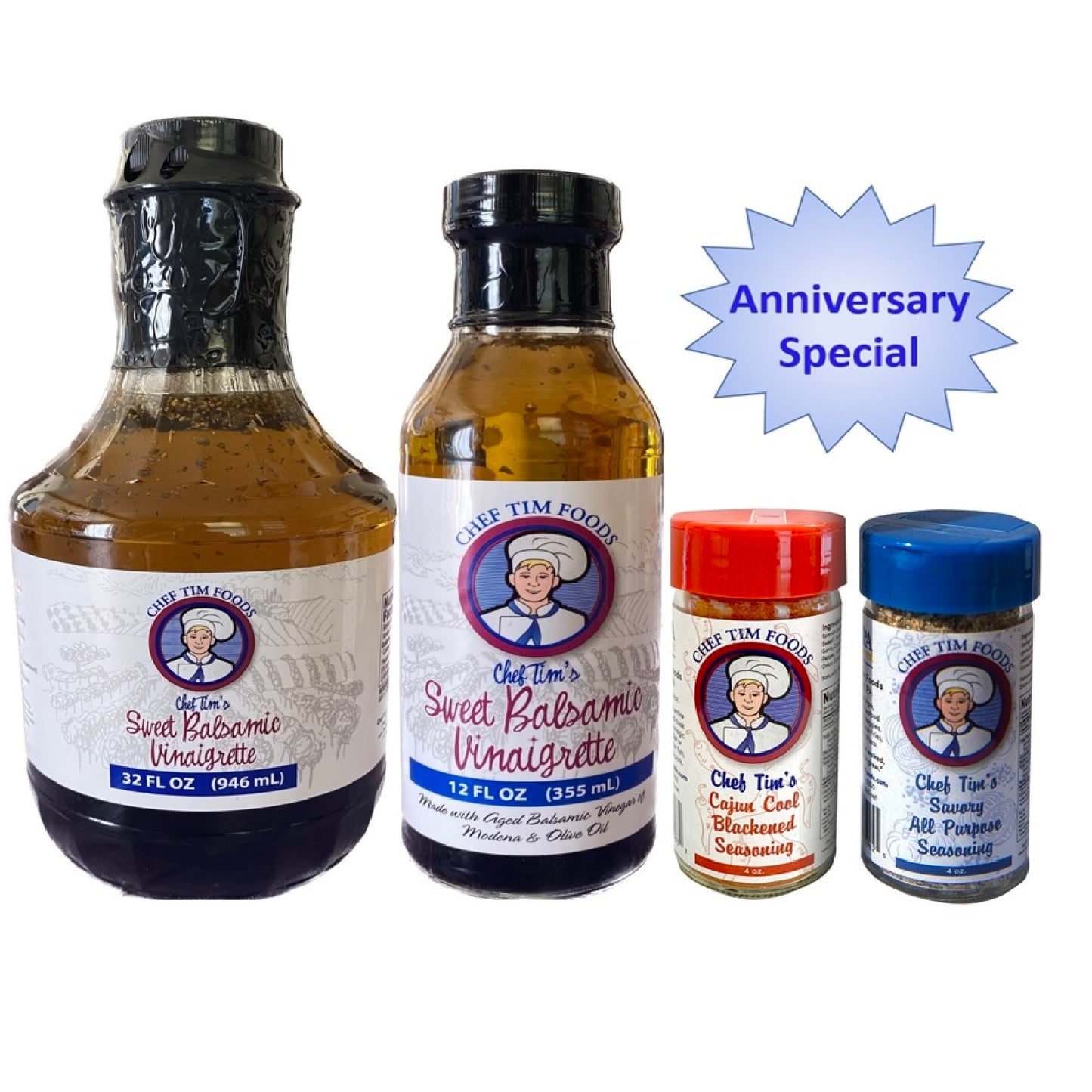 Anniversary Special - Great Combo of both Vinaigrette & Seasonings