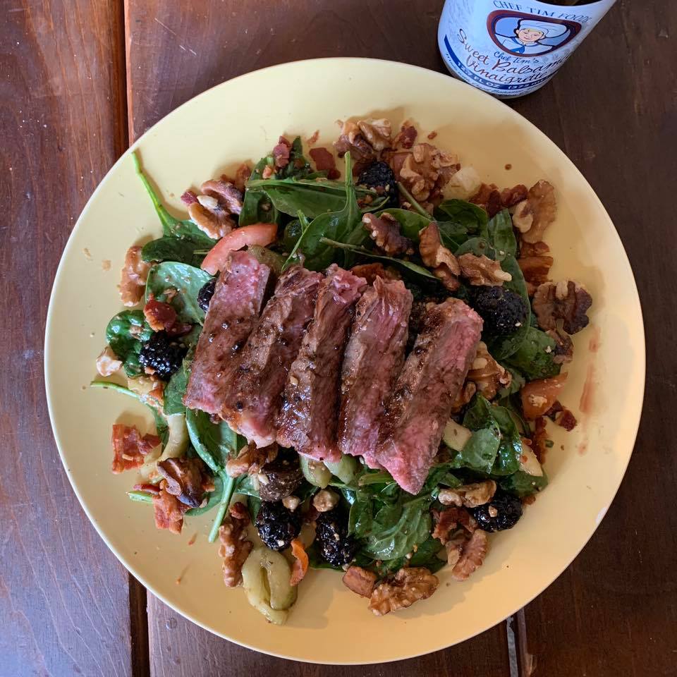 Chef Tim's Sweet Balsamic Vinaigrette Salad Dressing and Marinade - 12 oz Small