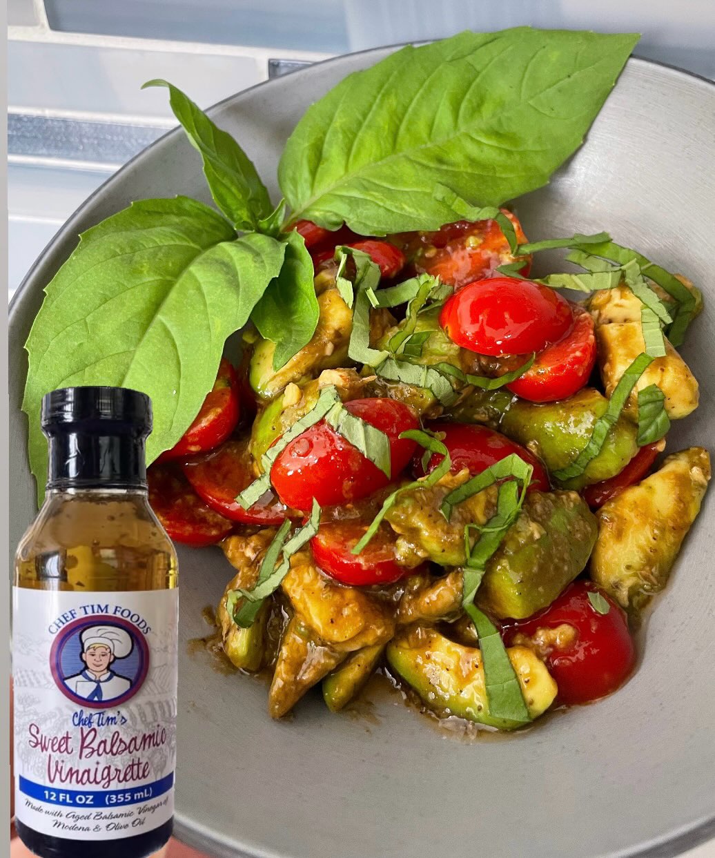 Chef Tim's Sweet Balsamic Vinaigrette 12oz & Savory All Purpose Combo