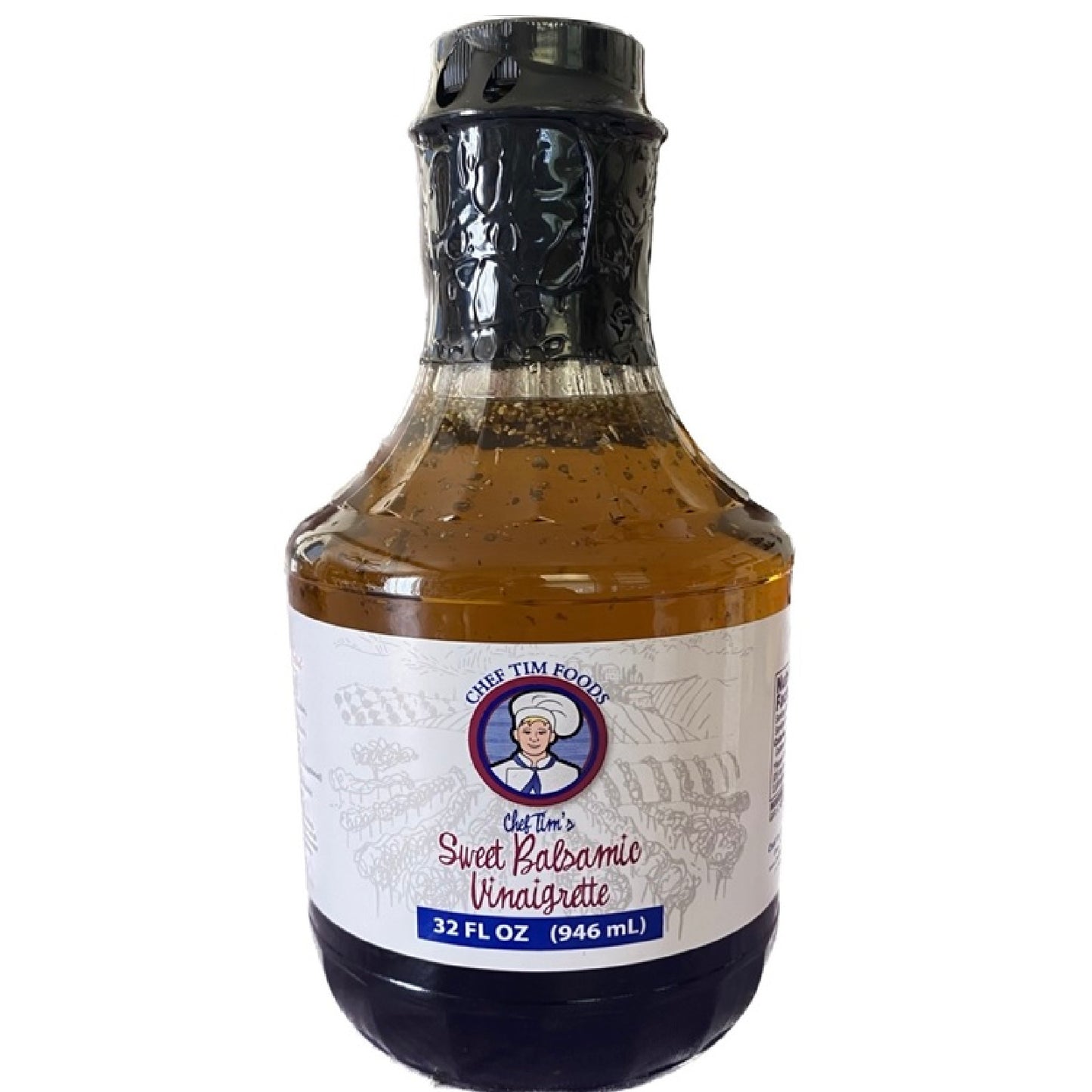 Chef Tim's Sweet Balsamic Vinaigrette - 32 oz Large