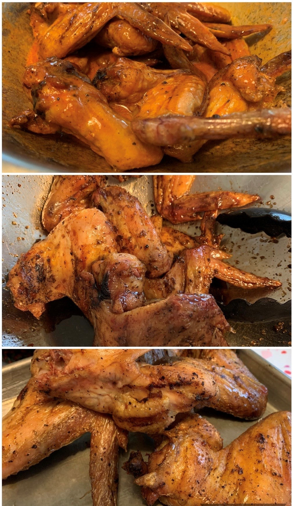 Smoked wings seasoned with Chef Tim's Savory All Purpose Seasoning. A delightful blend of spices for beef, pork, chicken, seafood, veal & lamb, including roasts, steaks, chops, loins, fillets, and burgers. Also great on roasted potatoes, fries, pizza, vegetables & soups.
"Anything that walked, swam flew or grew."
Gluten Free & Cholesterol Free & No MSG
Great as a Gift for anyone who loves to Cook, Grill or use in the Smoker. Made in USA.