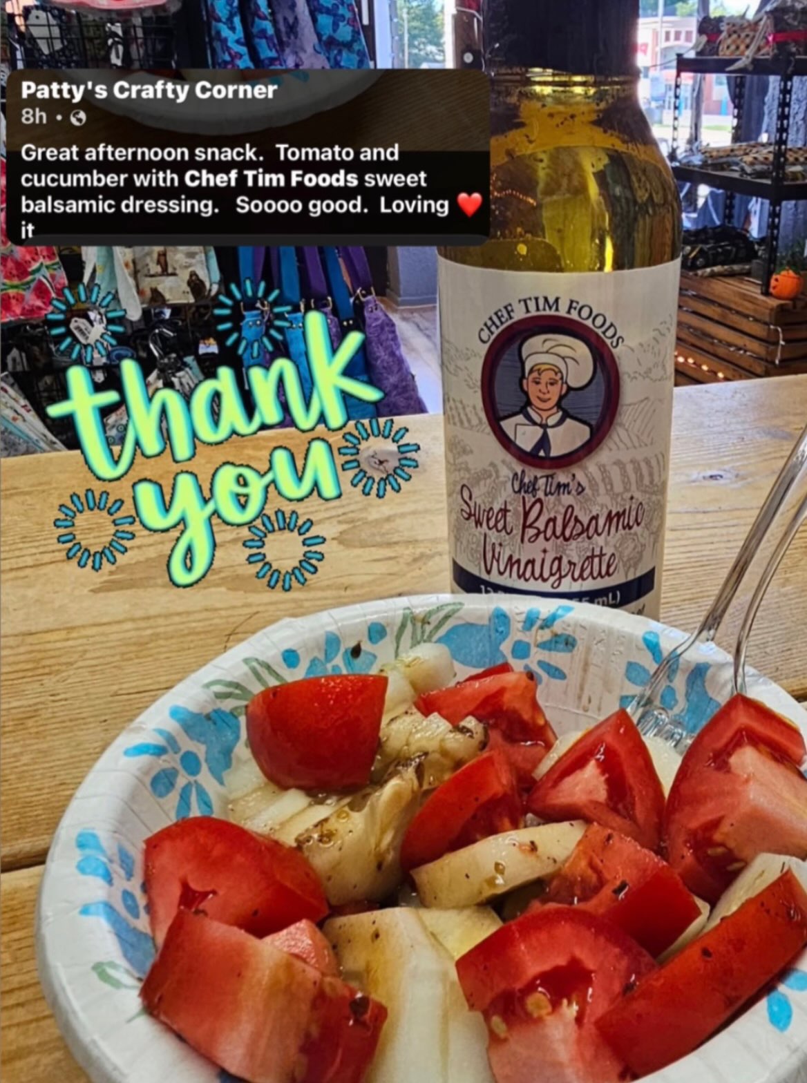 Chef Tim's Sweet Balsamic Vinaigrette 12oz & Savory All Purpose Combo